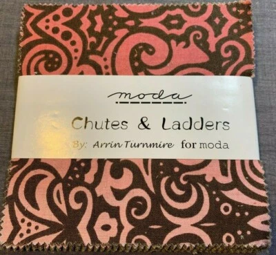 Moda CHUTES & LADDERS Arrin Turnmire Charm Pack (40) 5" Squares - Image 1 of 2