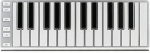CME Xkey 25-key Mobile Keyboard Controller - Silver - Picture 1 of 9