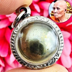 Bola de Metal Leklai Mekasit Gran Escudo Invencible Protector Huan Thai Amuleto 17755 - Imagen 1 de 13