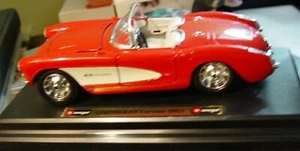Die Cast 1957 Chevrolet Corvette Bburago Makita Limited Edition Maßstab 1:24 Neu in OVP - Bild 1 von 4