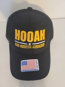 Army Hooah Cap "Heard Understanded Acknowledge" - Bild 1 von 2