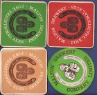 Malton Brewery Company   Four 4 X 1990S Beer Mats