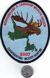 Terranova y Labrador 2007 exitoso parche de cazador de alces-parches de ciervo Michigan - Imagen 1 de 1