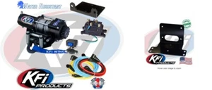 KFI 2000 LB Steel Cable Winch and Mount Kit Kawasaki Mule 610 600 2005-2016 - Bild 1 von 2