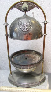 antike 1890er Meriden B Company 4942 plattiert Butterdose Servierer, 14 cm hoch - Bild 1 von 19