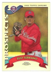 2002 Topps Traded Chrome Refractor #136 Elio Serrano Philadelphia Phillies RC - Picture 1 of 1
