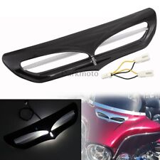 Black Lighted Fairing Intake Trim Accent For Harley Touring Street Glide 2014-18