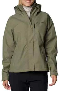 Size M - Columbia Hikebound Omni-Tech Short Jacket, Green - Picture 1 of 6