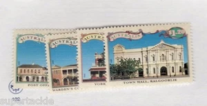 1992 Australia Sc #1297 1298 1299 1300 - Architecture Goldfield Town - MNH Cv$6+ - Picture 1 of 1