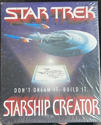 STAR TREK STARSHIP CREATOR, VTG Factory Sealed Windows 96,98, MAC - Image 1 of 4