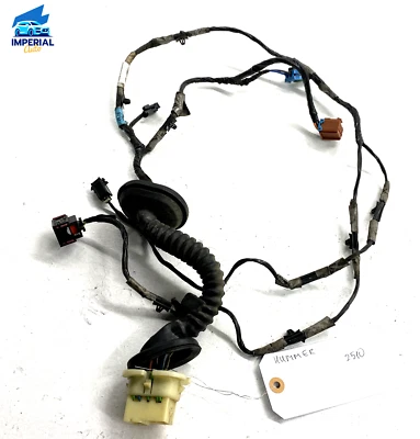 Hummer H2 2003-2007 puerta trasera derecha lado pasajero cableado arnés fabricante de equipos originales 🚗 Foto 1 de 4