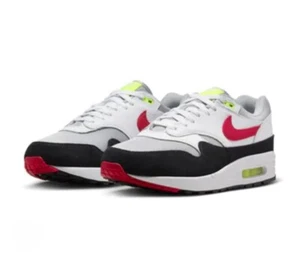 Nike Air Max 1 Chili Volt Weiß Schwarz Rot 40 Neu OVP Sneaker HF0105-100 - Bild 1 von 5
