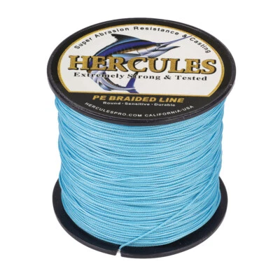 Braid Fishing Line 100M 109Yds 10-300LB Test Color Select HERCULES PE 8 Strands - Image 1 of 4