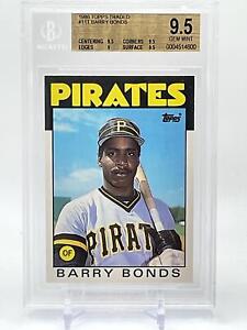 1986 Topps Traded #11T Barry Bonds 9.5 Pittsburgh Pirates 9.5