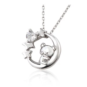 Korilakkuma Moon Serenade Necklace Pendant  San-X Rilakkuma NEW - Picture 1 of 4