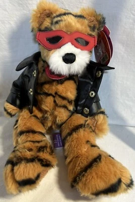 FIRST & MAIN COOL CAT WILD THING TIGER 11” PLUSH BEANBAG VINTAGE NWT - Image 1 of 4