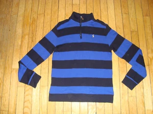 POLO RALPH LAUREN BOY'S LONGSLEEVES HALF ZIP SHIRT SIZE XL (18-20) HARDLY WORN! - Picture 1 of 10