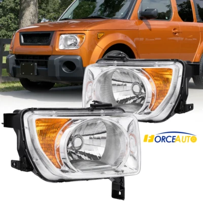 Par de faros cromados estilo OE para Honda Element EX LX 2003-08 2,4 L Foto 1 de 4