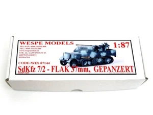 1:87 SdKfz 7/2 FLAK 37mm GEPANZERT Wespe Models military resin model - kit 87144 - Picture 1 of 1