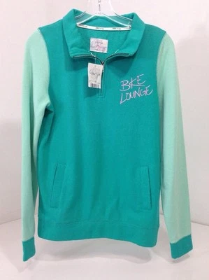 Sudadera para mujer BKE Lounge 1/4 cremallera Atlantis Beach Glass talla pequeña nueva con etiquetas Foto 1 de 4