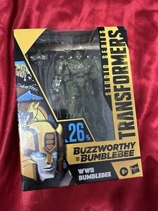 Transformers Buzzworthy Bumblebee Studio Series 26 WWII Bumblebee New In Box - Picture 1 of 7