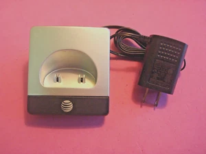 AT&T CHARGING CRADLE w/ADAPTER  FOR HANDSET  TL96276 / TL96456  F2.4 - Picture 1 of 2