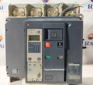 SCHNEIDER NS1000N 4POLI 1000A INTERRUTTORE MCCB 200-240 VAC MICROLOGIC 2.0A - Foto 1 di 13