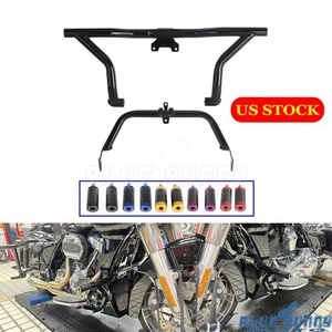 Highway Crash Bar Fairing Support Bar For Harley CVO Touring Road Glide 2015-'23 - Bild 1 von 46