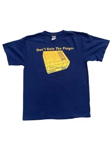 Nintendo Vintage Y2K  “Don’t Hate The Player” Preowned Youth Size XL 16-18 Shirt - Picture 1 of 5
