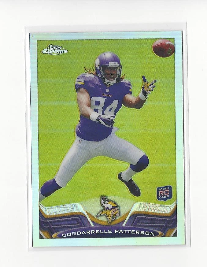 2013 Topps Chrome Refractor #19 Cordarrelle Patterson Vikings - Image 1 of 1