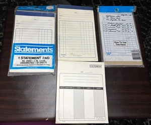 Vintage Receipt Pads Statement Pads - Picture 1 of 7