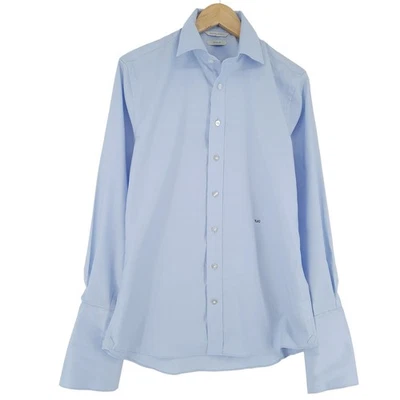 Camicia Extra Slim Da Uomo Suitsupply Taglia 39 Traveler Con Gemelli Formali Hj5 - Immagine 1 di 4