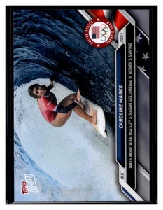 2024 Topps Now Olympics #16 Caroline Marks Base Card (Qty) - Picture 1 of 2