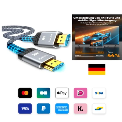 4K HDMI Kabel 15m | Signalverstärker | Unidirektional - Bild 1 von 4