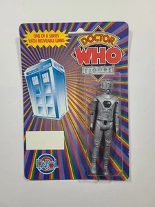 Doctor Who Cyberman Dapol 1987 Mint On Card *Cracked Bubble* - Bild 1 von 5