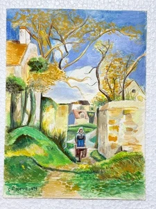 Camille Pissarro (Handmade) Drawing on antique paper Signed and Sealed. - Picture 1 of 2