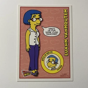 2001 Simpsons Inkworks Mania! Luann Van Houten Character Card #19 - Picture 1 of 2