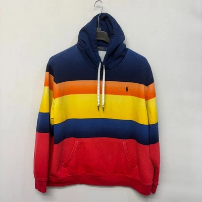 Polo Ralph Lauren Hombres Sudadera con Capucha Talla XXL 2XL Bloque de Color C059-7 Foto 1 de 4