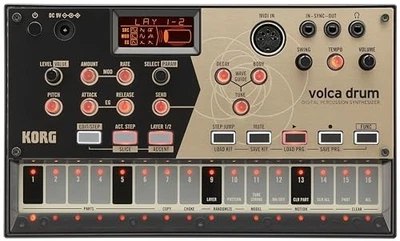 KORG Digital Percussion Synthesizer Volca Drum Rhythm Machine with Built-in Spea - Image 1 of 4