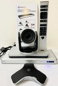 Polycom RealPresence Series Group 500 Eagle Eye Video Camera Conference Bundle - Picture 1 of 13