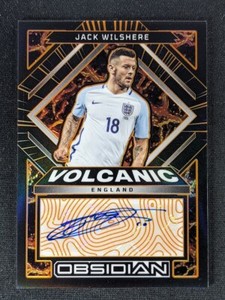 2022-23 Panini Obsidian FIFA JACK WILSHERE /75 Auto Volcanic Orange England