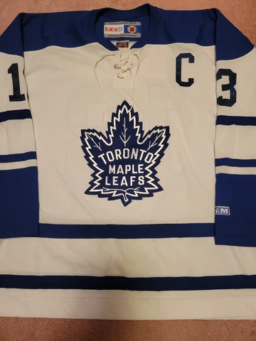 NHL CCM Toronto Maple Leafs Mats Sundin White Alt Hockey Jersey, Size XXL, MiC Cover