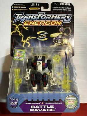 New 2003 Transformers Energon “Battle Ravage” Figure Robot Hasbro NOS 12” X 7.5” - Image 1 of 2