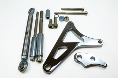 RPC R6414 Ford 289-302 Outward Mount Aluminum Alternator Bracket – Chrome - Image 1 of 3