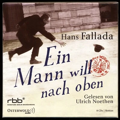 Hans FALLADA★EIN MANN WILL NACH OBEN★Hörbuch★8-CD-Box★U. Noethen liest★SEHR GUT★ - Bild 1 von 4