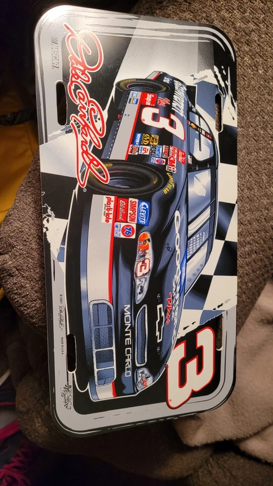 Dale Earnhardt Goodwrench #3 License Plate By Wincraft 2001 - Image 1 of 1