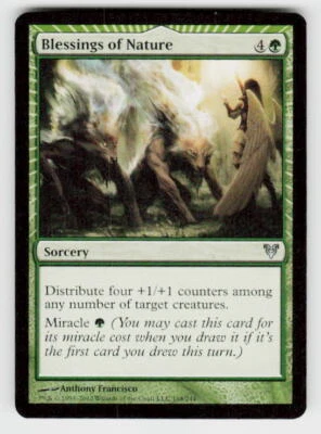 Avacyn Restored #168 Blessings of Nature - Image 1 of 2