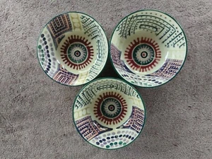 Anthropologie Abstrakte Müslischale Reissuppe 6" 3er Set - Bild 1 von 4