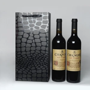 200x Bottle Gift Bag Fancy Wine Carrier Christmas Present Holder Champagne Bags - Picture 1 of 7