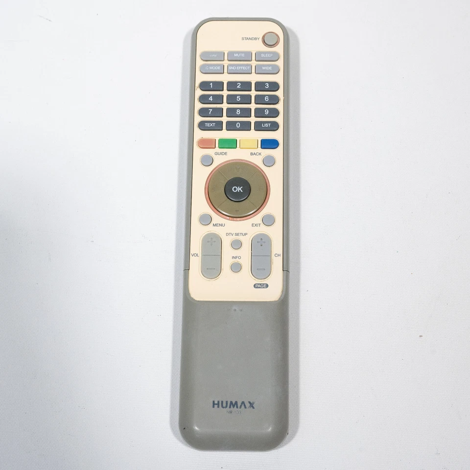 Genuine HUMAX NR-103 TV Remote Control - Tested! - Image 1 of 4